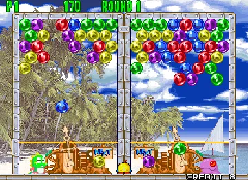 Puzzle Bobble 2 (Japan) screen shot game playing